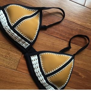 TRIANGL crochet swim top